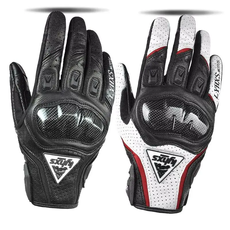 

Summer Offroad Dirtbiker Motorcycle Riding Gloves | Four Seasons Breathable Carbon Leather Hard Shell Protection Sports Guantes