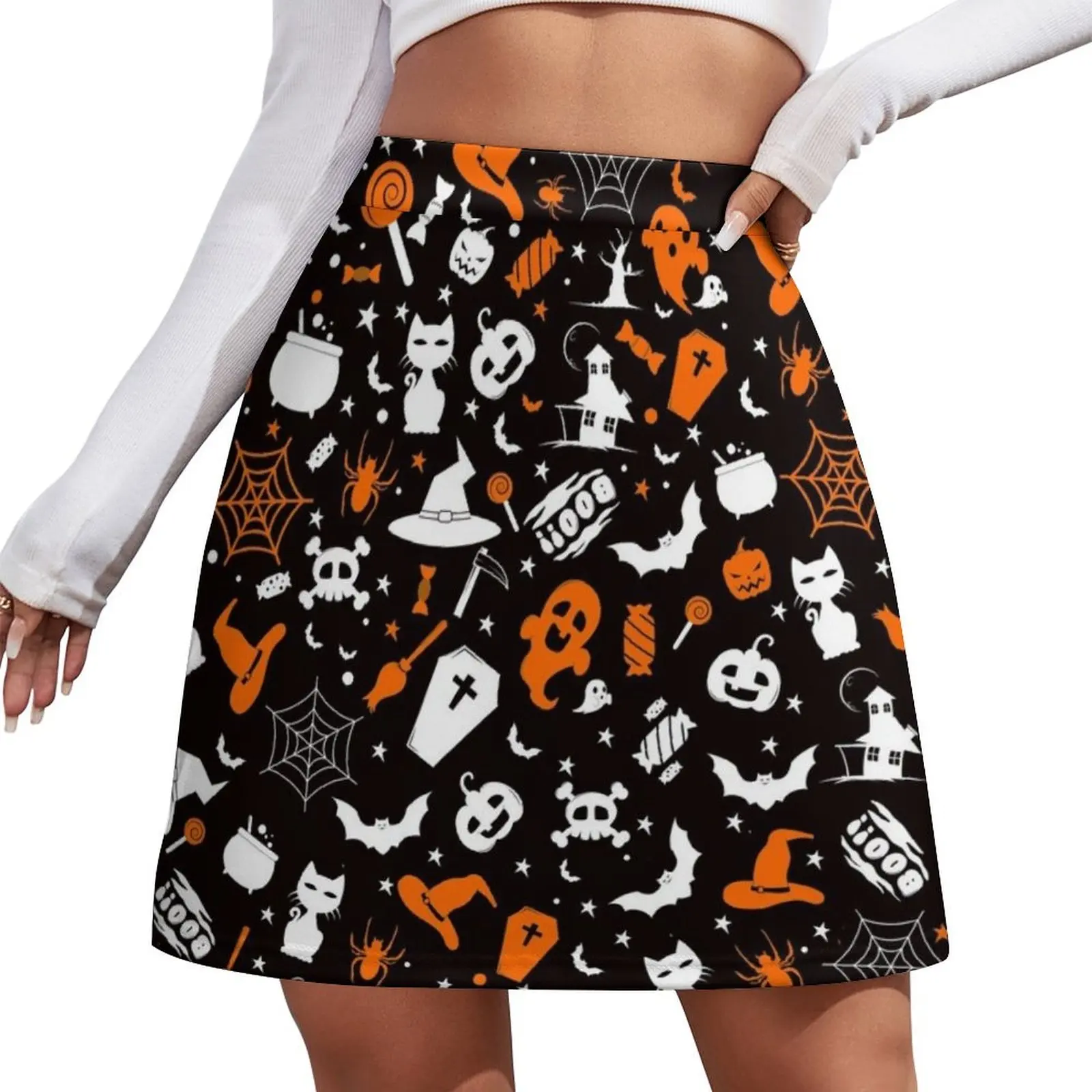 

Halloween Inspired Mini Skirt Korean clothing short skirt skirts for woman short skirts for women Mini Skirt