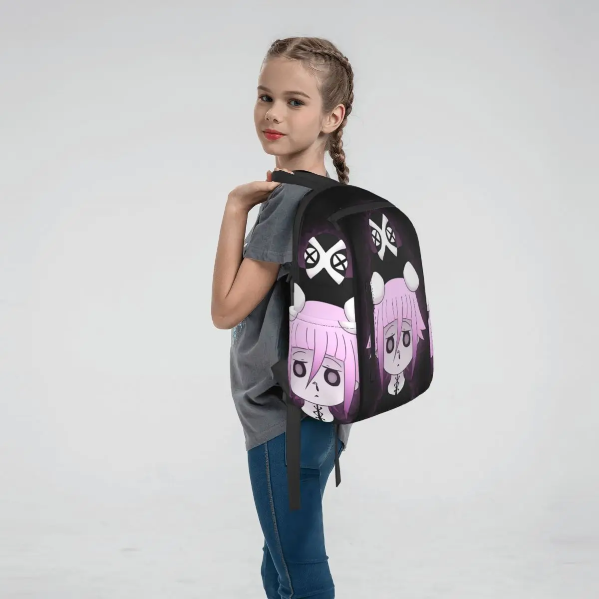 Crona And Ragnarok Soul Eater Backpack Daypack Boys Girls BookBag School Bag Shoulder Bags for Men Women