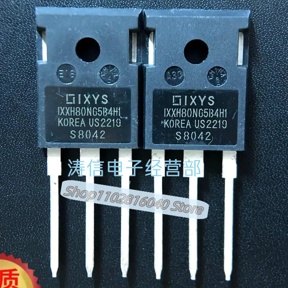 10PCS/Lot IXXH80N65B4H1  IGBT TO-247 80A/650V  Best Quality Imported Original Spot