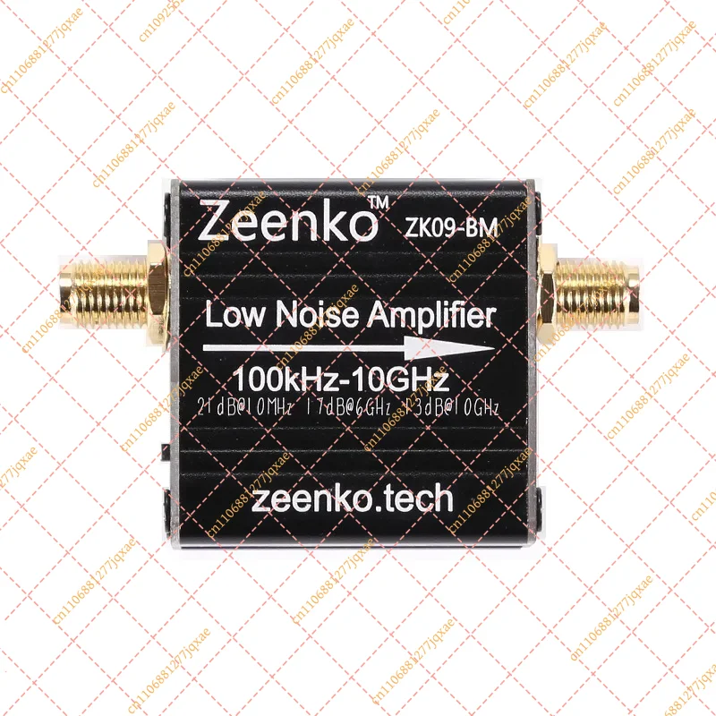 Zeenko BM Series LNA Module, 100KHz-6GHz/10GHz 20dB High Gain RF Preamplifier with Battery