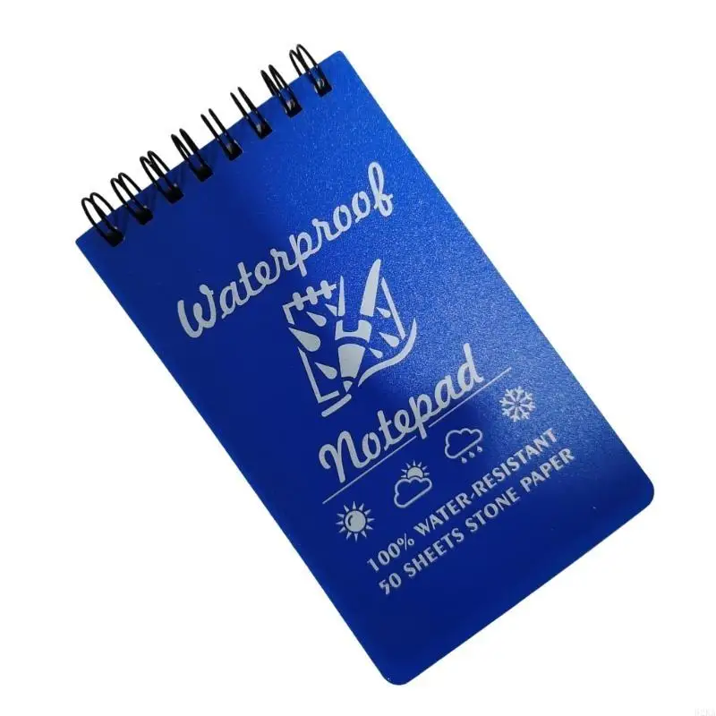 62ka Pocket Notepad Todo clima Notebook Impermeable Spirals Notebook Field Field Padts para actividades aire libre