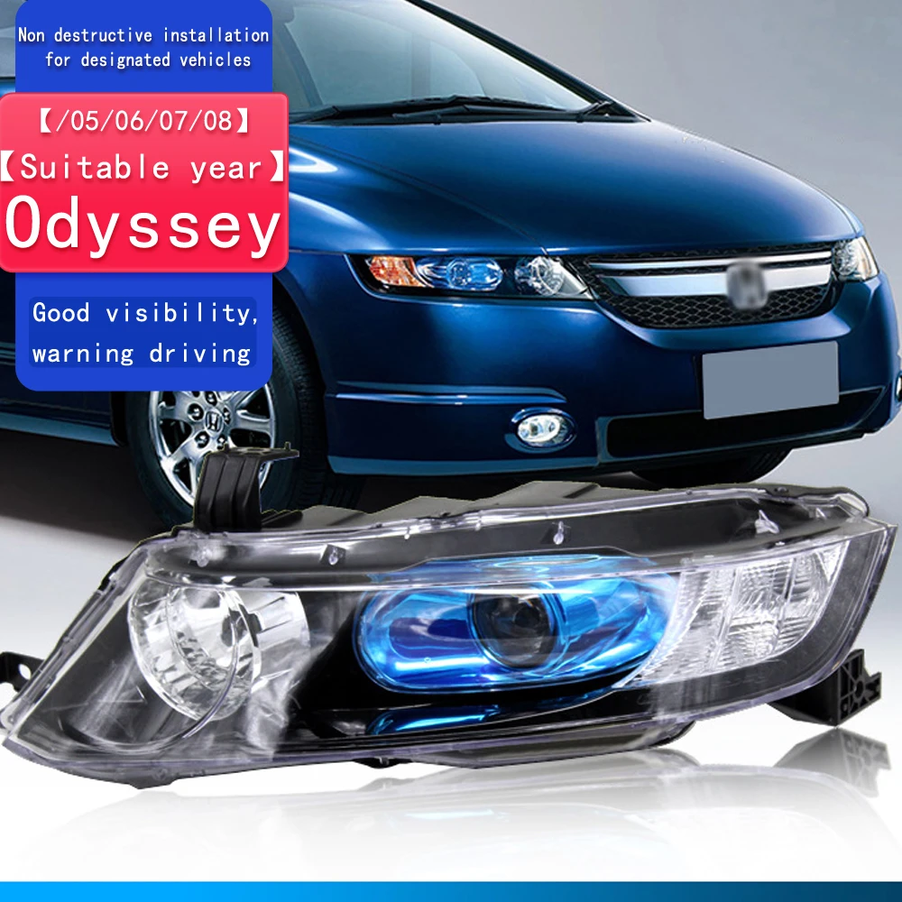 

Автомобильная фара, поворотник для Honda Odyssey 2005 2006 2007 RB1, фара, динамический сигнал поворота, автомобильные аксессуары в сборе
