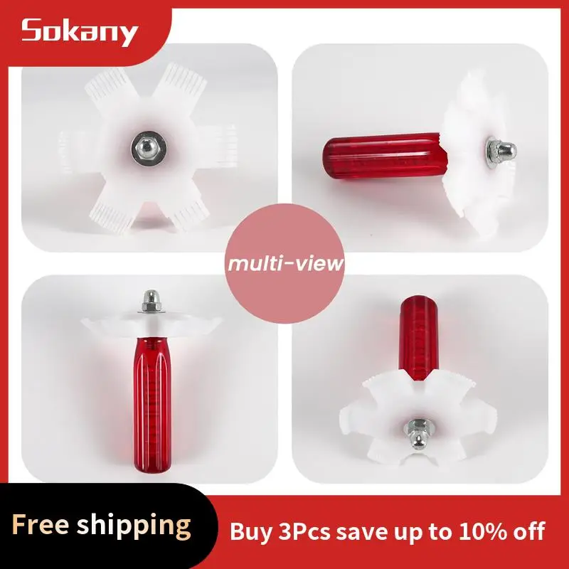 

A59E-4 Pieces Air Conditioner Condenser Fin Cleaning Brush AC Fin Comb Stainless Steel Refrigerator Fin Cleaner Whisk Brush