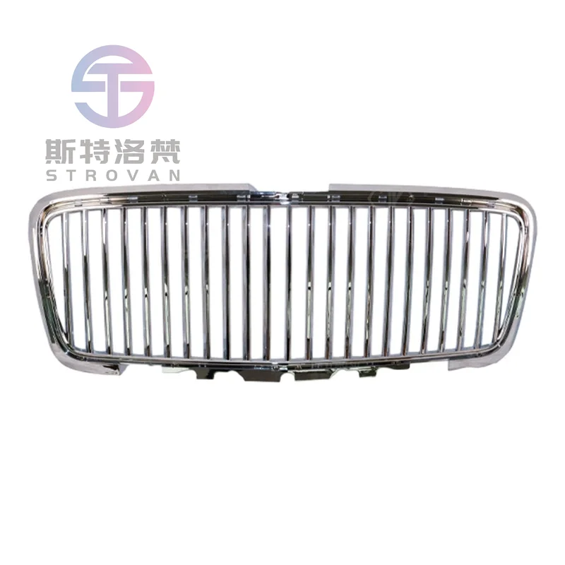High Quality Auto Body Kit 2024 Flying Spur Front Bumper Upper Silver Grille ABS Car Accessories Modified Flying Spur Facekit
