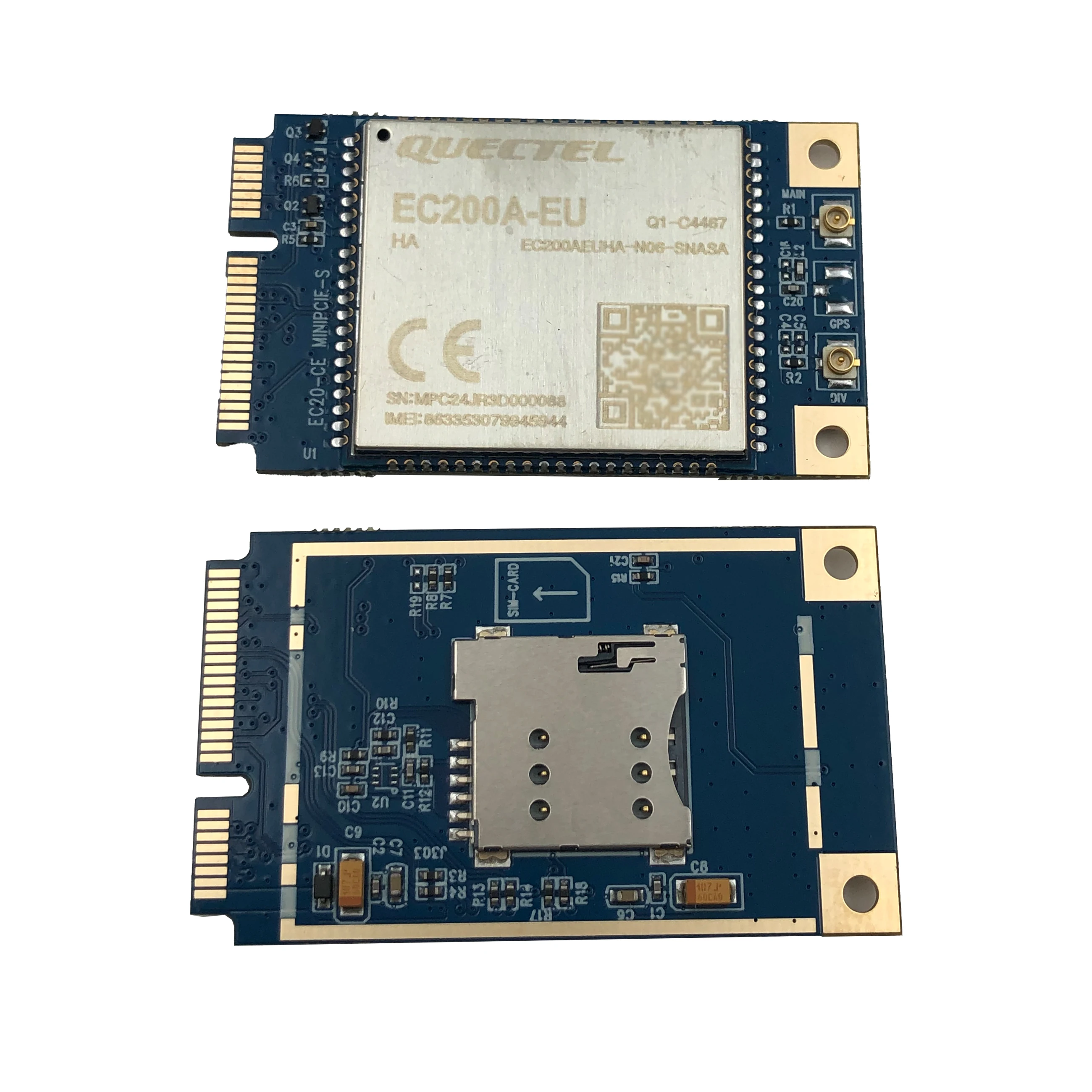 

Quectel EC200A-AU EC200A-EU EC200 со слотом для SIM-карты Mini Pcie EC200AAUHA 4G LTE Cat4 Модуль для M2M и IoT
