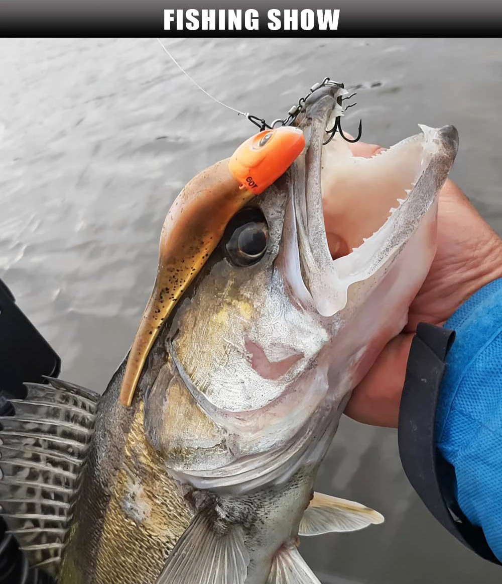 Spinpoler 2X starke T-förmige Drillinge Angelhaken # 4 # 2 # 1 # 1/0 mit fest geschweißten Spikes für Shad Swimbait, schwarzes Nickel, 6 Stück – Detail 8