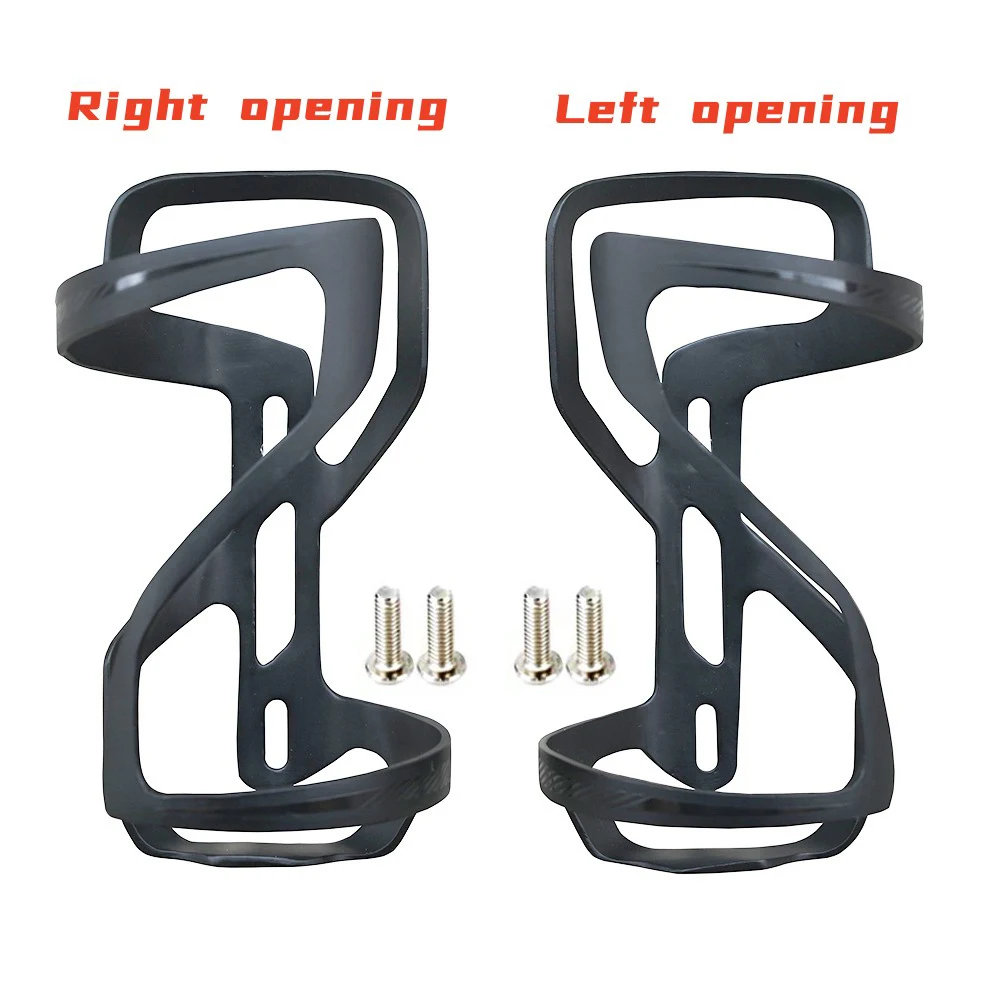 Full Carbon Fiber Bicycle Water Bottle Cage, MTB Road Bike Holder Part, Left and Right Opening, ZEE Cage II, 2Pcs