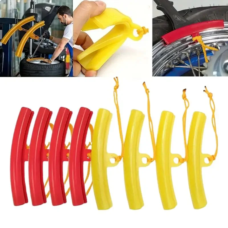 1-5Pcs Car Motorcycle Rim Protectors Bicycle Wheel Edge Cover Tire Changing Protection Tool Flexible Rim Sleeve