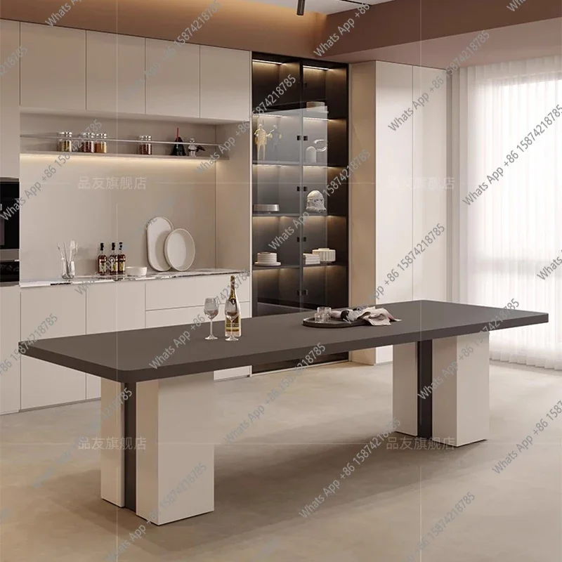 

S Designer Writing Dining Table Mobile Restaurant Modern Luxury High Dining Table Poker Study Gaming Muebles Living Room Furnitu