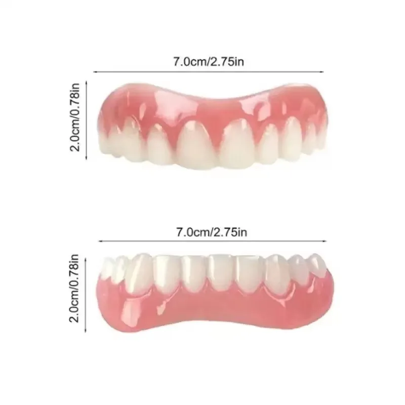 Instant Smile Temporary Teeth Whitening Crown Dental Model Medical Science Oral Care Beauty Restoration