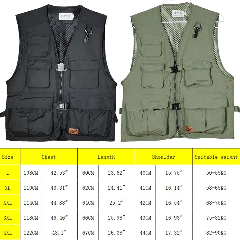 Chaleco táctico outdoor multipropósito para caza y pesca - imagen 3