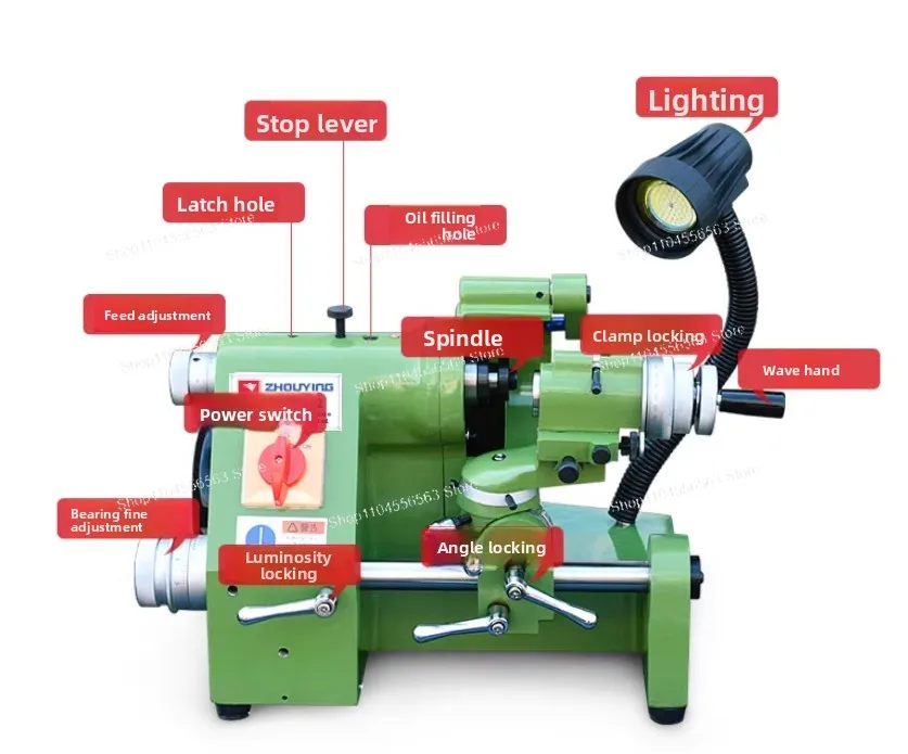 Multi-Function Sharpener CNC Engraving Tools, Turning Tools, Milling Cutters, Drill Bits High-Precision Grinding Machine