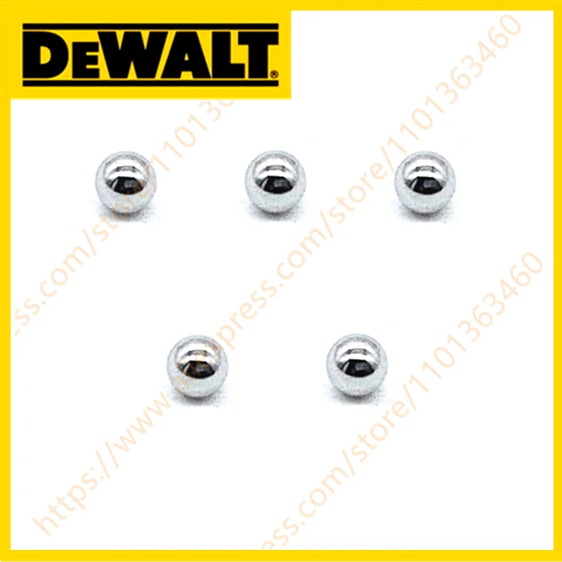 

5 шт. ШАРИКОВАЯ СТАЛЬ ДЛЯ DEWALT DCF414N DCF503N DCF512EN DCF512N DCF610 DCF845N DCF850N DCF860N DCF870NT DCD701 DCD710 DCF403N D27107