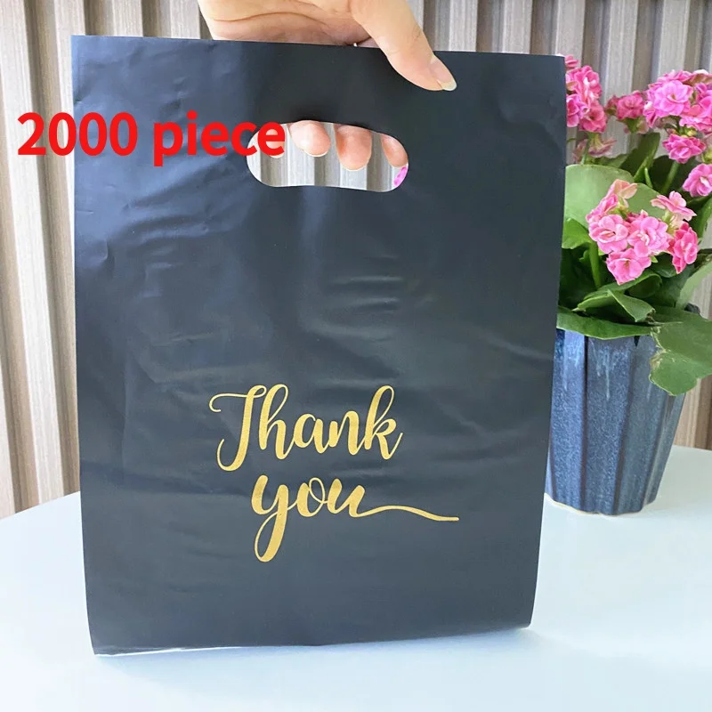 

20 00piece.Custom.Custom Printed Biodegradable Shopping Plastic Bag Packaging Clothes Shop Design Your Own Logo Thank