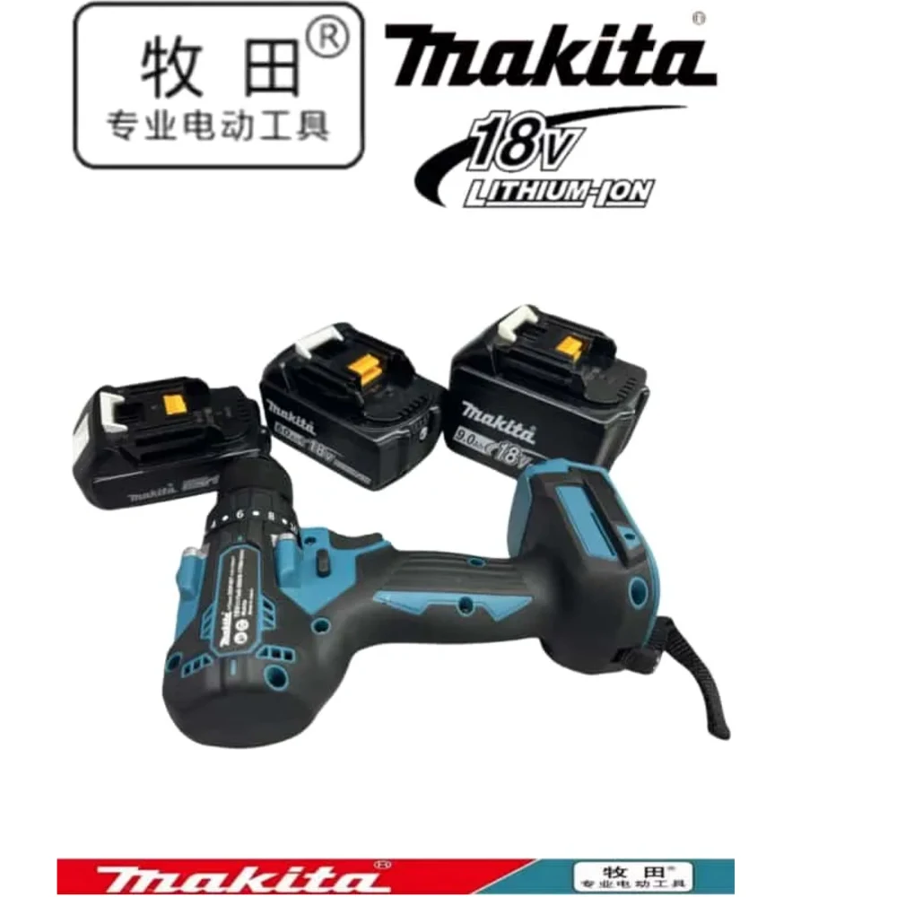 

Makita Original DDF487 Cordless Driver Drill Brushless Electric Impact Screwdriver Rechargeable Power Tool 18V