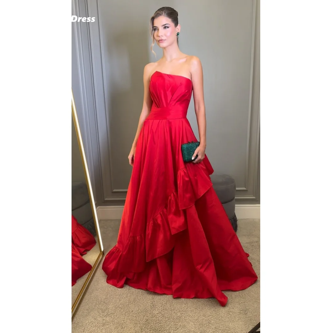 

Lena Custom Made Prom Dresses 2025 Luxury Prom Dress 2025 Sleeveless Line A Elegant Party Dresses for Wedding Woman Satin Cloth