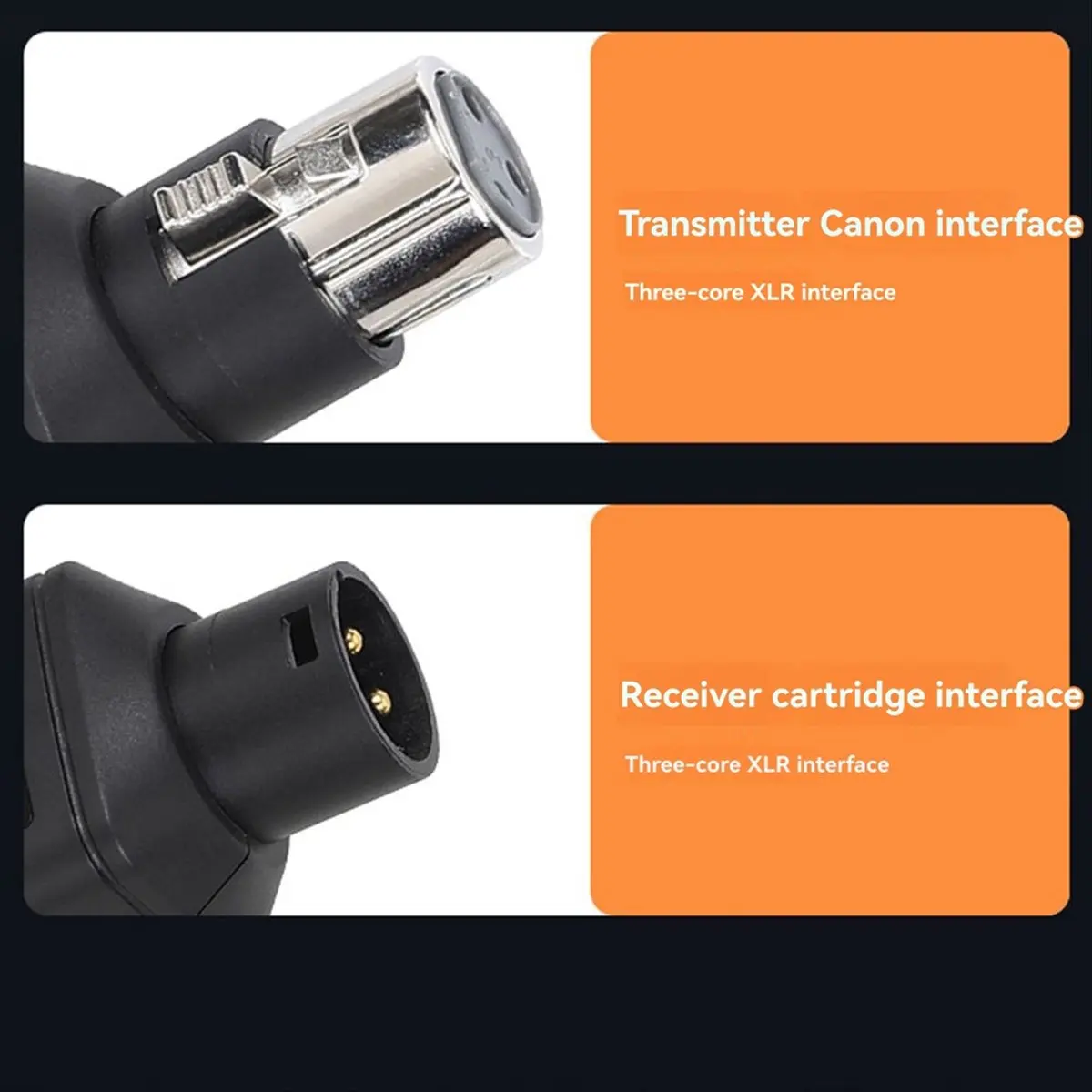 Top Universal 2.4GHz Dynamic Condenser Wired Microphone to Wireless Converter Microphone XLR Transmitter Receiver Mic Parts