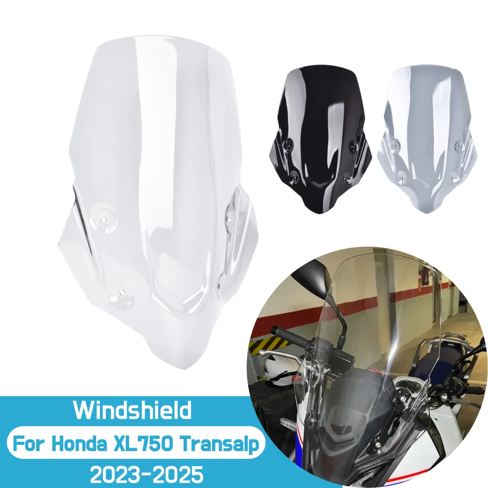 

Для Honda XL 750 Transalp 2023-2025 XL750 лобовое стекло мотоцикла передний ветровой дефлектор, аксессуары для экрана
