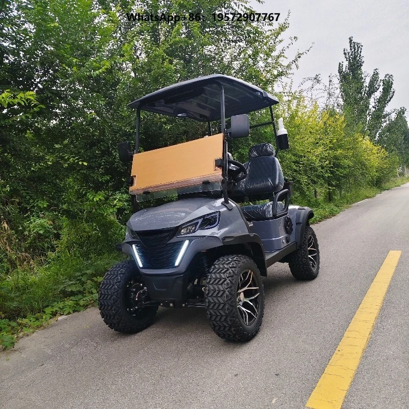Hot Selling Golf Cart High Quality 2-Seater 72 Volt Battery Electric 5KW Certified Club Car Electric Golf Cart