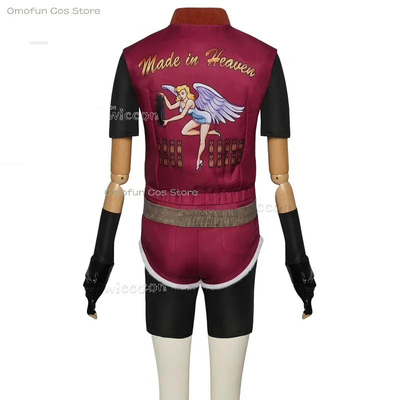 تخصيص المقيم 2 Re2 1988 كلير تأثيري الشر ريدفيلد زي شعر مستعار الزي الأحمر السراويل هالوين كرنفال ملابس الحفلات