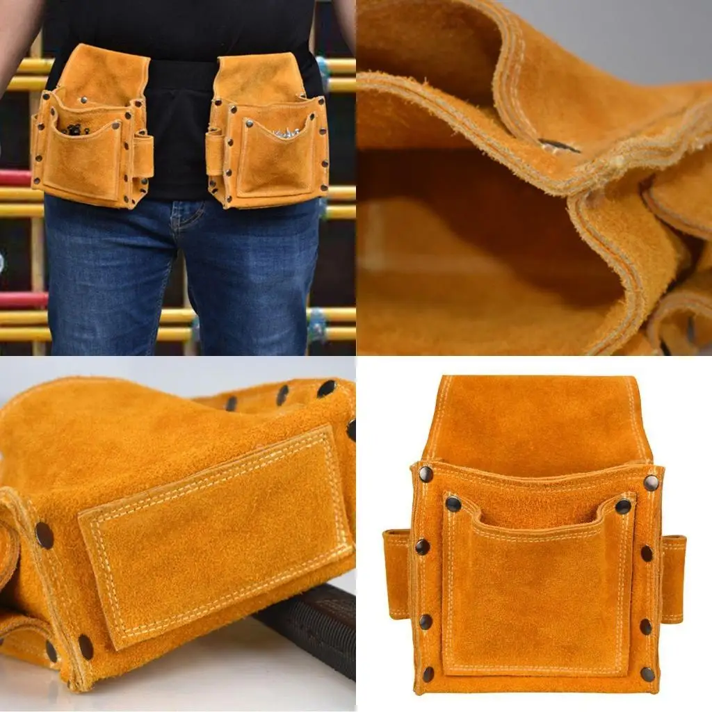 652F elektryka narzędzia do narzędzia skórzana woreczka z torbą na narzędzia do naprawy torebki narzędziowe