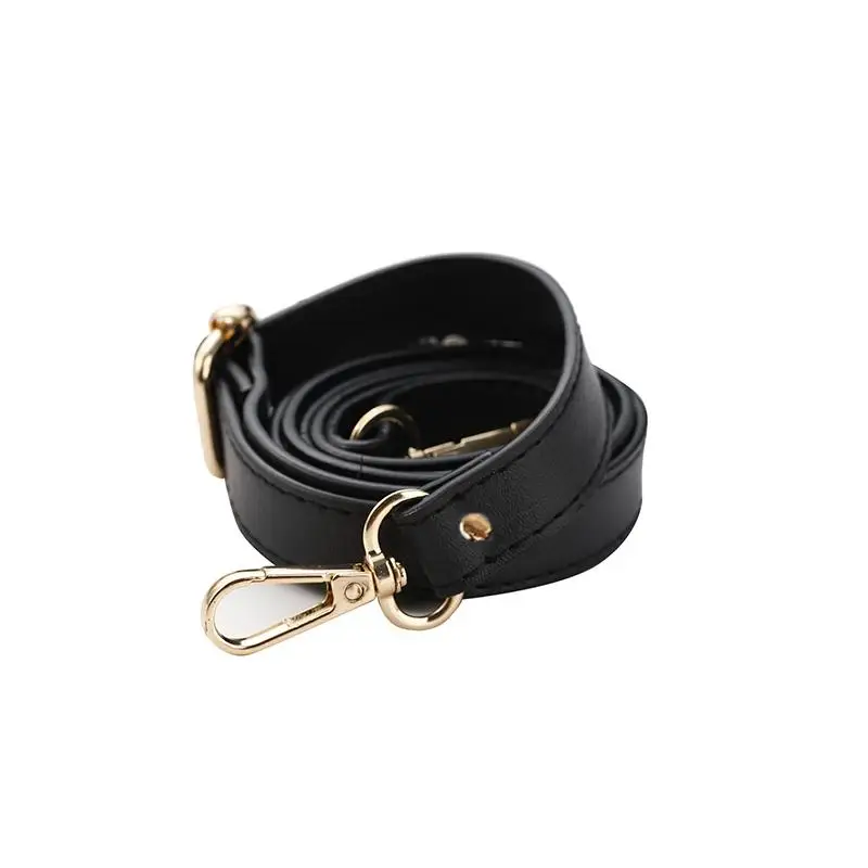 130cm Womens Adjustable Handbag Handle PU Leather Strap For Bag Gold Buckle Shoulder Bag Accessories Long Belts Purse Straps Hot