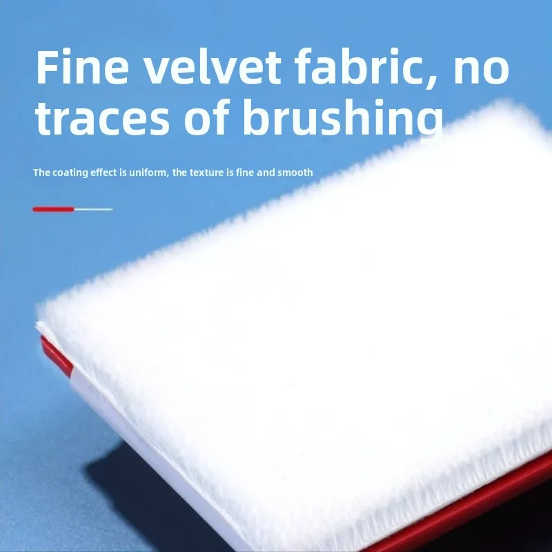 Universal edging tool, paint tool, latex paint edging tool, plush sponge brush, internal corner trimming and color separation to - view 6