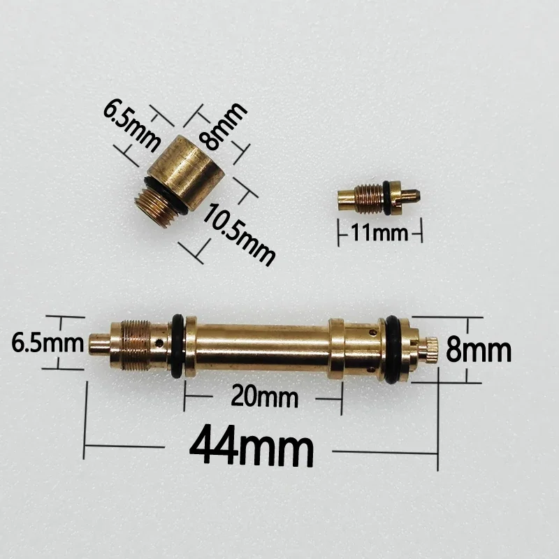 Copper Cup Base/Core/Gas Valve Metal Body Kit For Dupont Brass Lighter Repair Service Replace Lnner Part