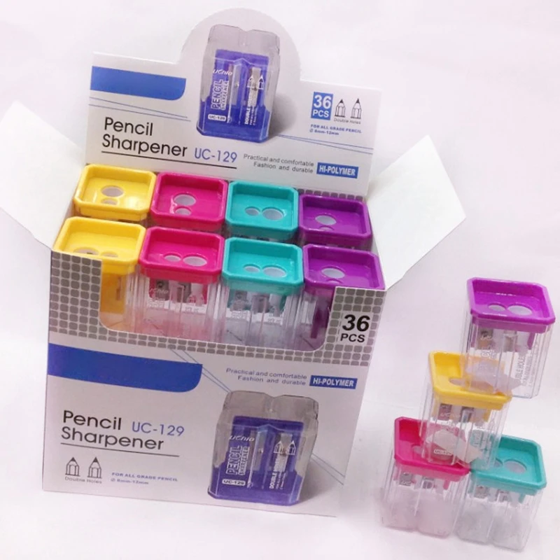 Large And Small Hole Sharpener Pencil Sharpener Pencil Sharpener Creative Student Stationery