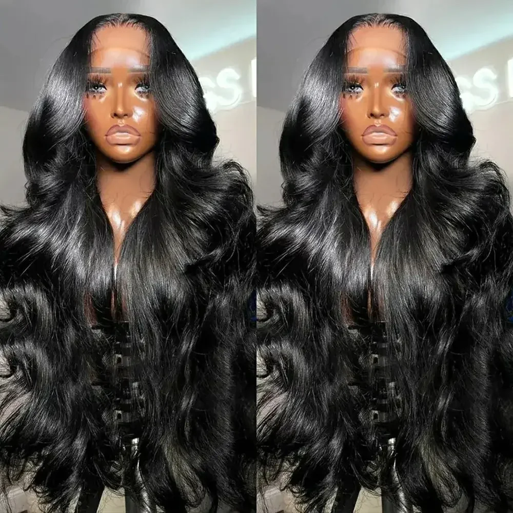 Bling Hair Glueless 13x4 Body Wave Wig Human Hair 4x4 Lace Closure Wig For Women 13x6 HD Transparent Lace Front Wig Pre Plucked