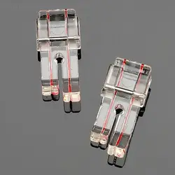 Plastic Clear Parallel Stitch tool Foot Presser Border Guide Domestic Sewing Machine accessories