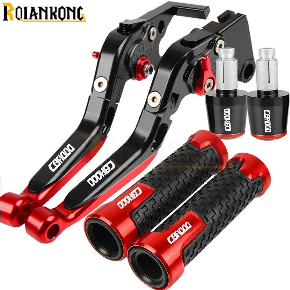 

For HONDA CBF1000 CBF 1000 2006 2007 2008 2009 Motorcycle Accessories Adjustable Brake Clutch Levers Handlebar Hand Grips End