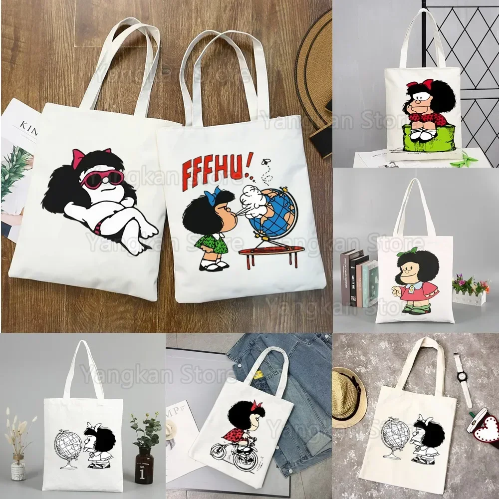 مافالدا حقيبة تسوق بقالة للمتسوقين حقيبة الجوت حقيبة تسوق حقيبة تسوق قابلة لإعادة الاستخدام بولسا كومبرا ساكولاس #5