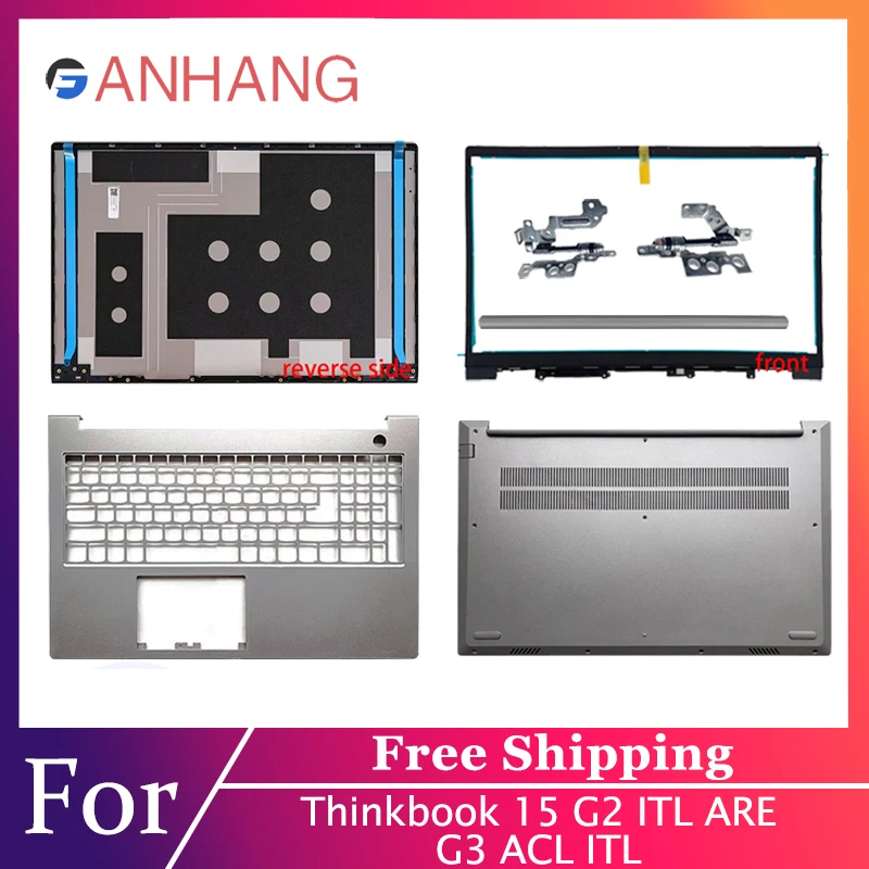 

New Replace Laptop Cases For ThinkBook 15 G2/G3/G4 ITL ThinkBook 15 G2/G3/G4 ARE LCD Back Cover/Bezel/Hinges/Palmrest/Bottom