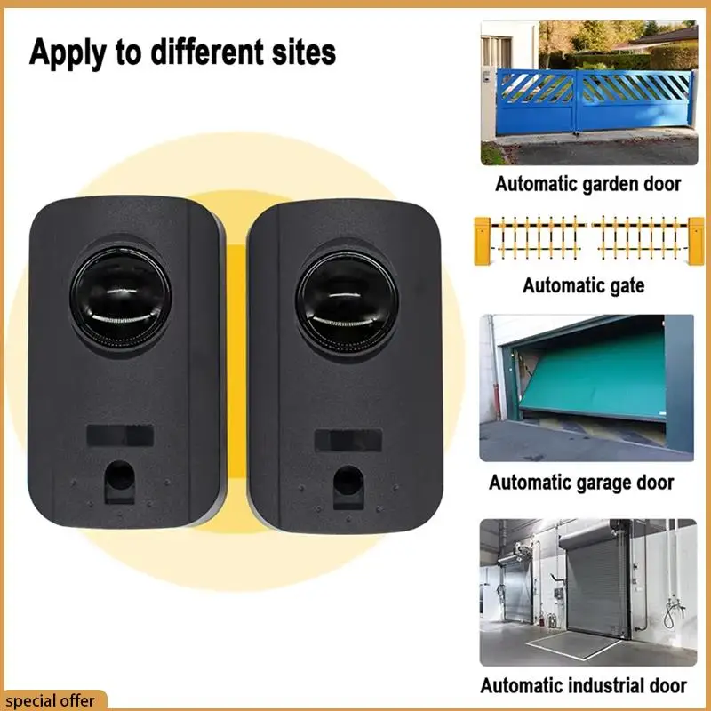 A68Z DC 12V 24V Infrared Sensor Detector Door Safety Photocell  Sensor For Automatic Door