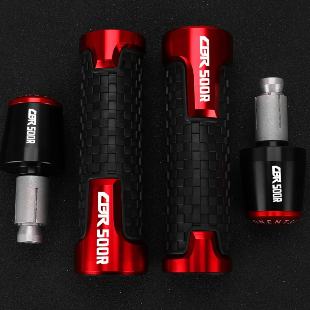 

Motorcycle CNC Alloy Aluminum Handlebar Grip End Handle Bar Grips For HONDA CBR500R CBR500 R 2022 2023 CBR 500R CBR 500 R
