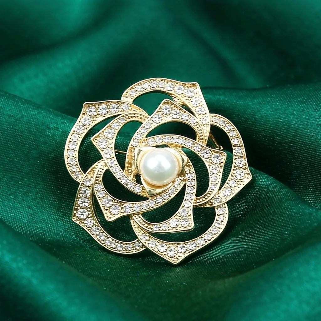 2026 Business Banquet Brooch, Simple, Versatile, Commuter, Niche, Exquisite Brooch, Ins Style, Light Luxury, Waterproof, Date, Diy, High Aesthetic Value, Decoration, Personalized Outfit, High-End, Bag Accessory, Best Match, Themed Brooch, Badge, Silk Clip, Shoe Accessory