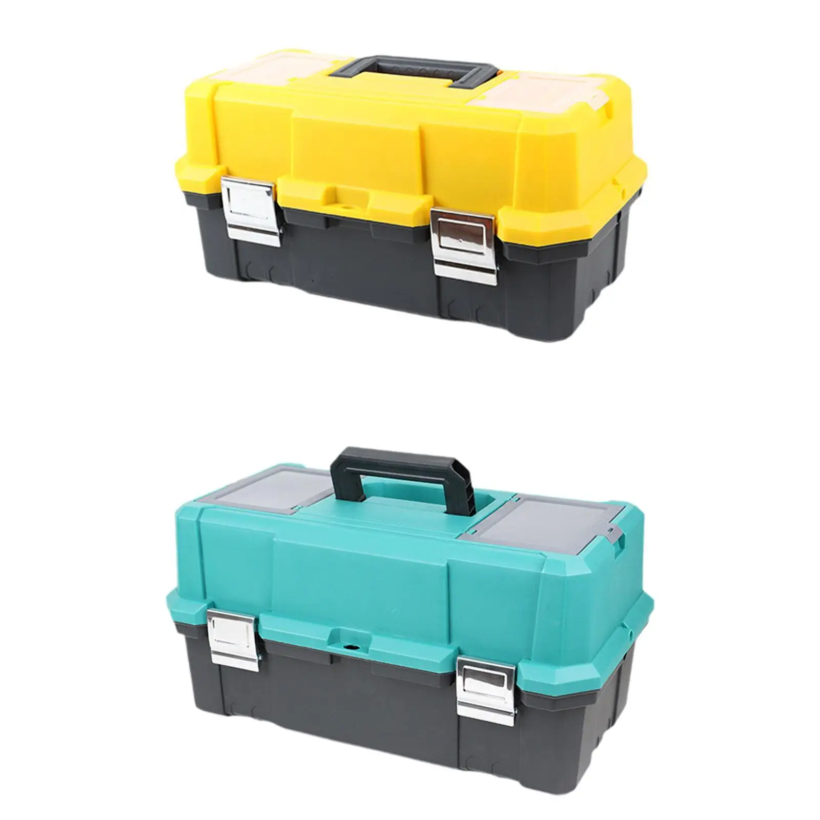 Handheld Tool Box Hardware Organizer Lockable Convenient Portable Tool Organizer