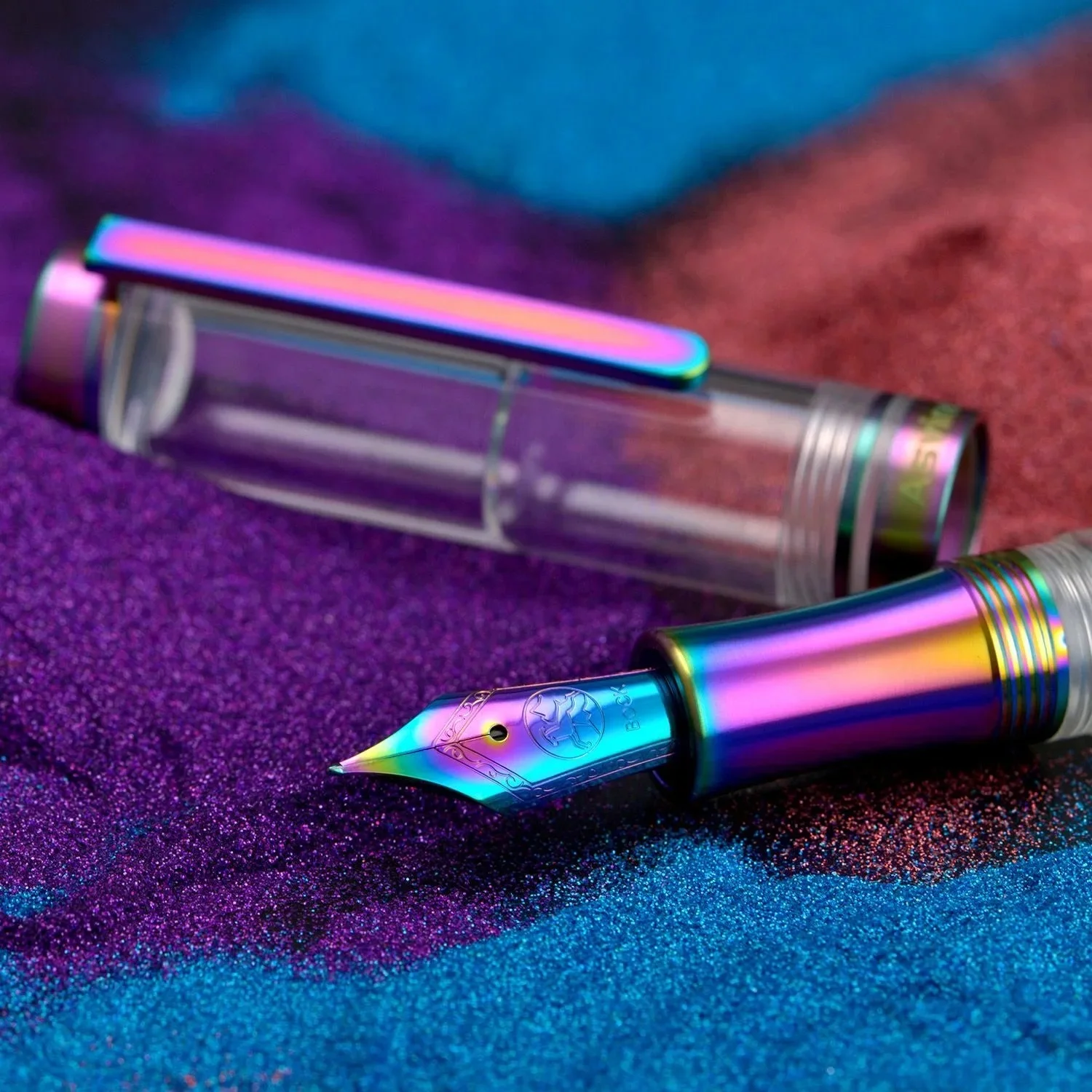 asvine-v200-penna-stilografica-in-titanio-riempimento-sottovuoto-asvine-bock-ef-f-b-pennino-penna-per-scrittura-liscia-acrilica-trasparente-trasparente