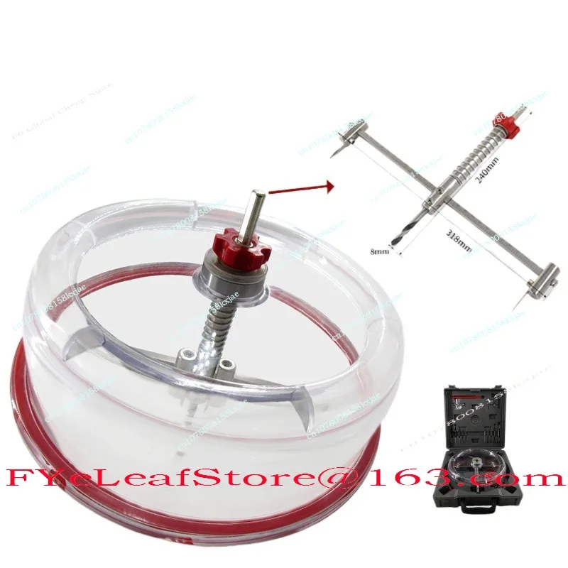 Woodworking Adjustable Hand Drill Head Plastic Audio Ceiling DIY Spotlight Reaming