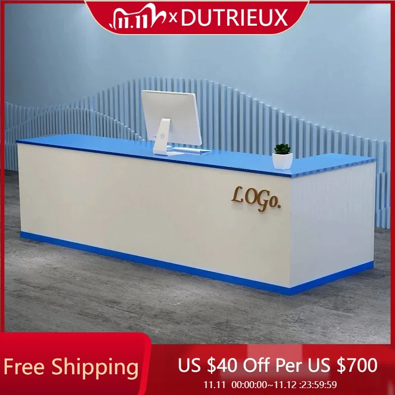 

Luxury Decorations Reception Desks Modern Counter Beauty Simple Shop Universal Reception Desk Beauty Mostrador Unique Furniture