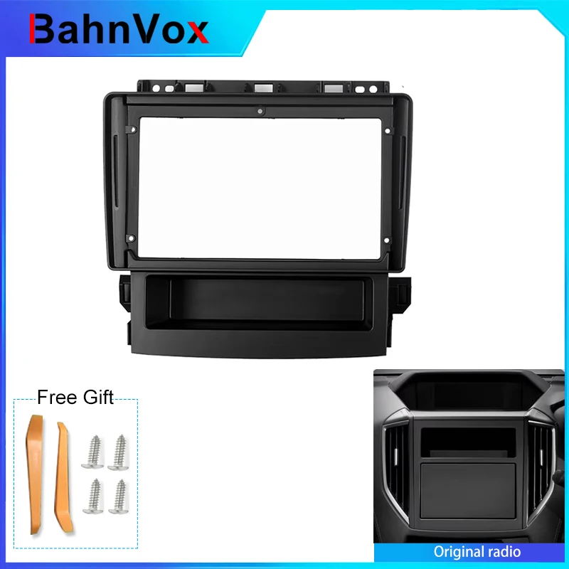 9 inch Android Car Radio frame for Subaru Forester 5 Impreza 5 2018 - 2023 2din Stereo GPS Fascia bezel Panel Adapter wire