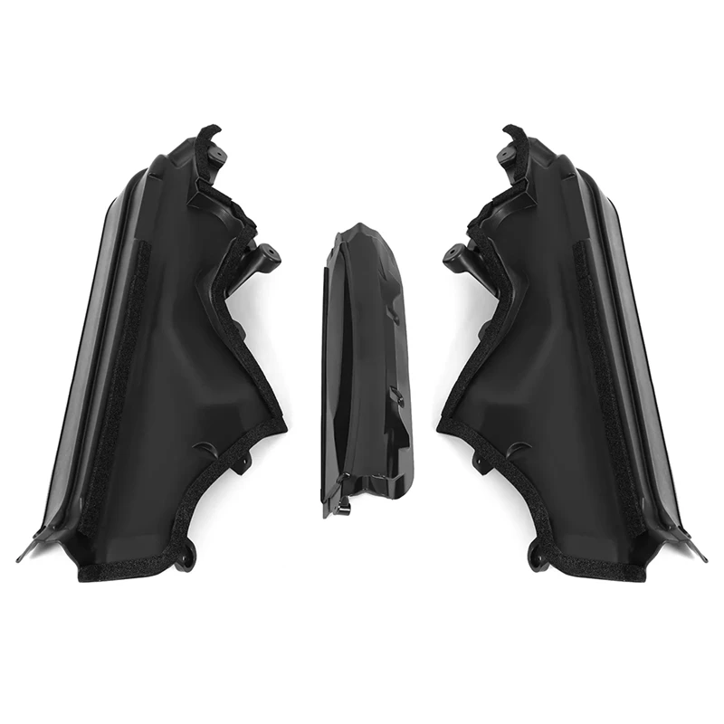 3 Pcs Engine Upper Compartment Partition Panel Kit 51717169419 51717169420 51717169421 For BMW X5 E70 X6 E71