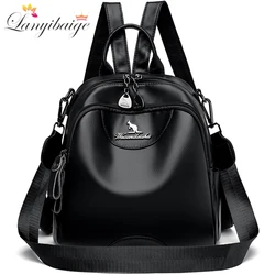 New Women Backpack Luxury High Quality Leather Fashion Shoulder Bag Female Multifunction Large Capacity Travel knapsack Mochila