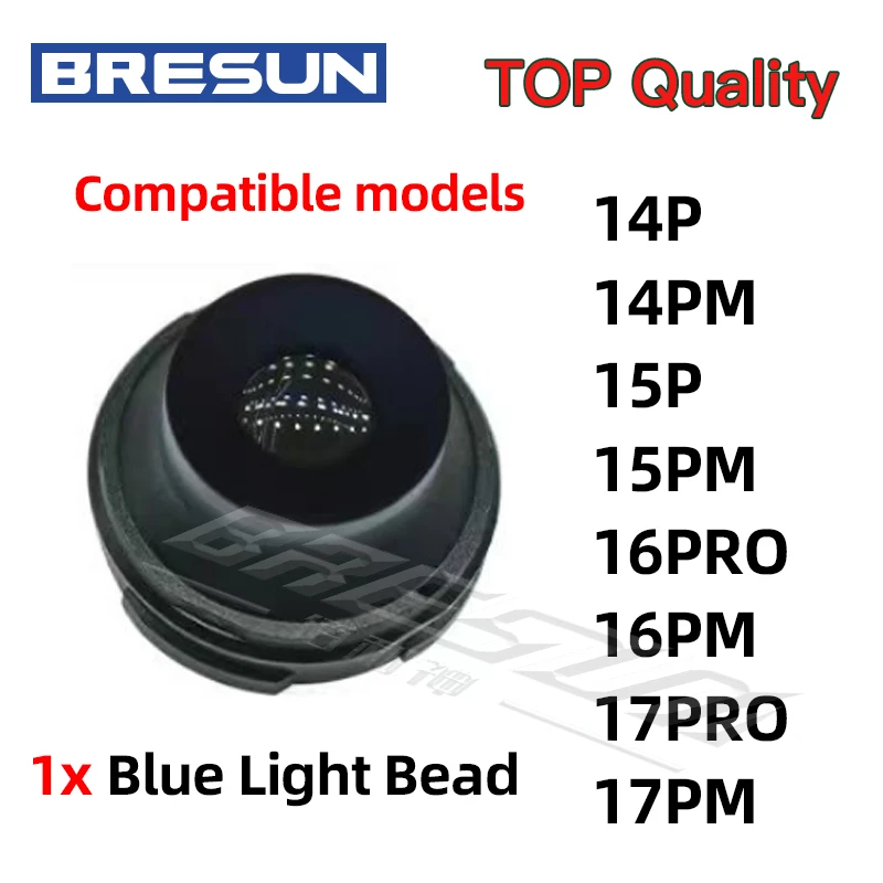 Para lente principal trasera azul en Phone X/12/13 Max y 14 Pro/15 16 17proMax, reparación de defectos cosméticos de lente o reemplazo 6