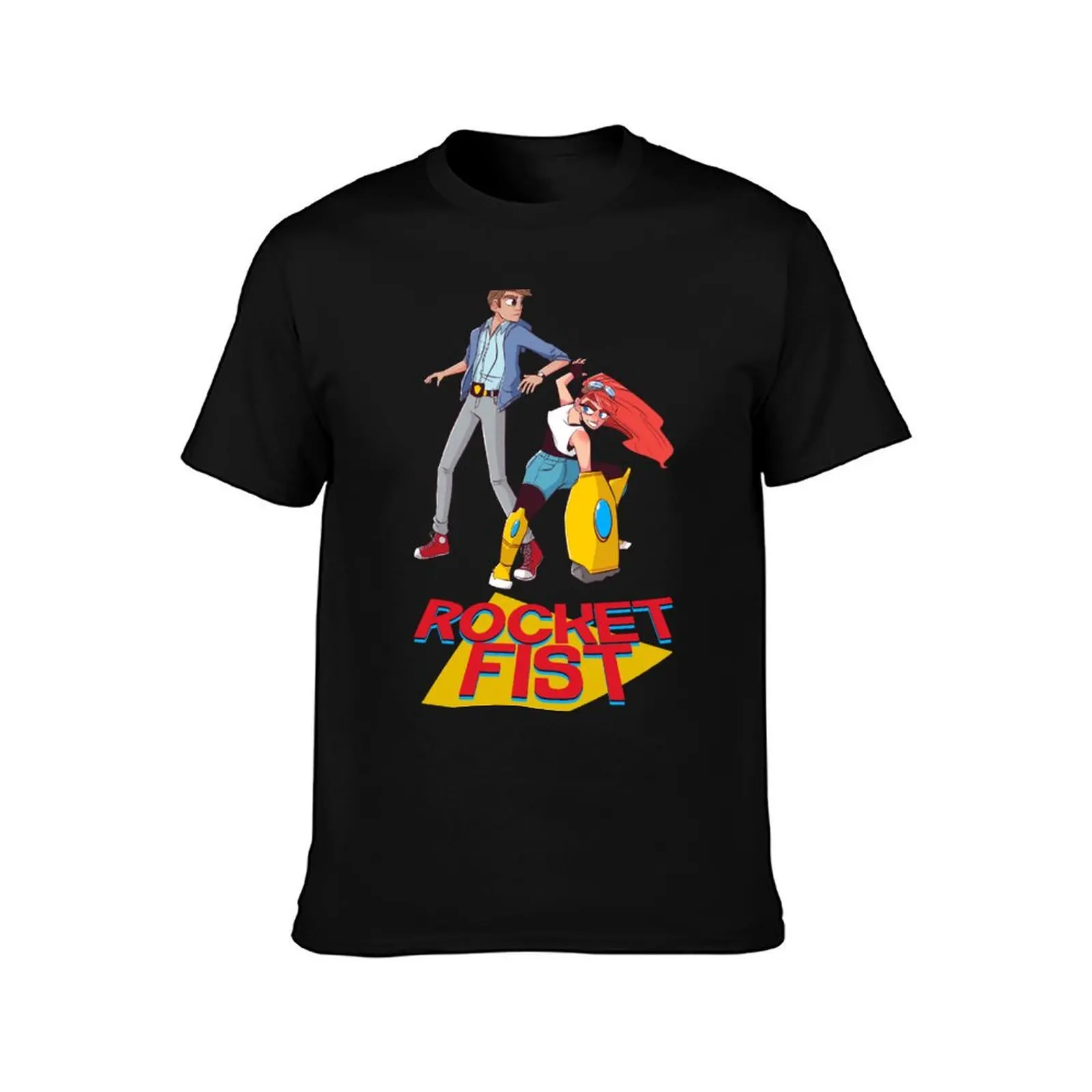 Rocket Fist Dynamic Duo T-Shirt custom t shirt anime t shirts customs vintage graphic tee big and tall t shirts for men