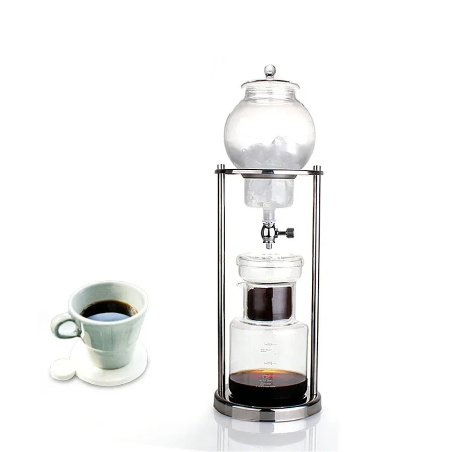 600ml Drip Coffee Maker Espresso Filter Ice Cold Brew Coffee Glass Drip Pot