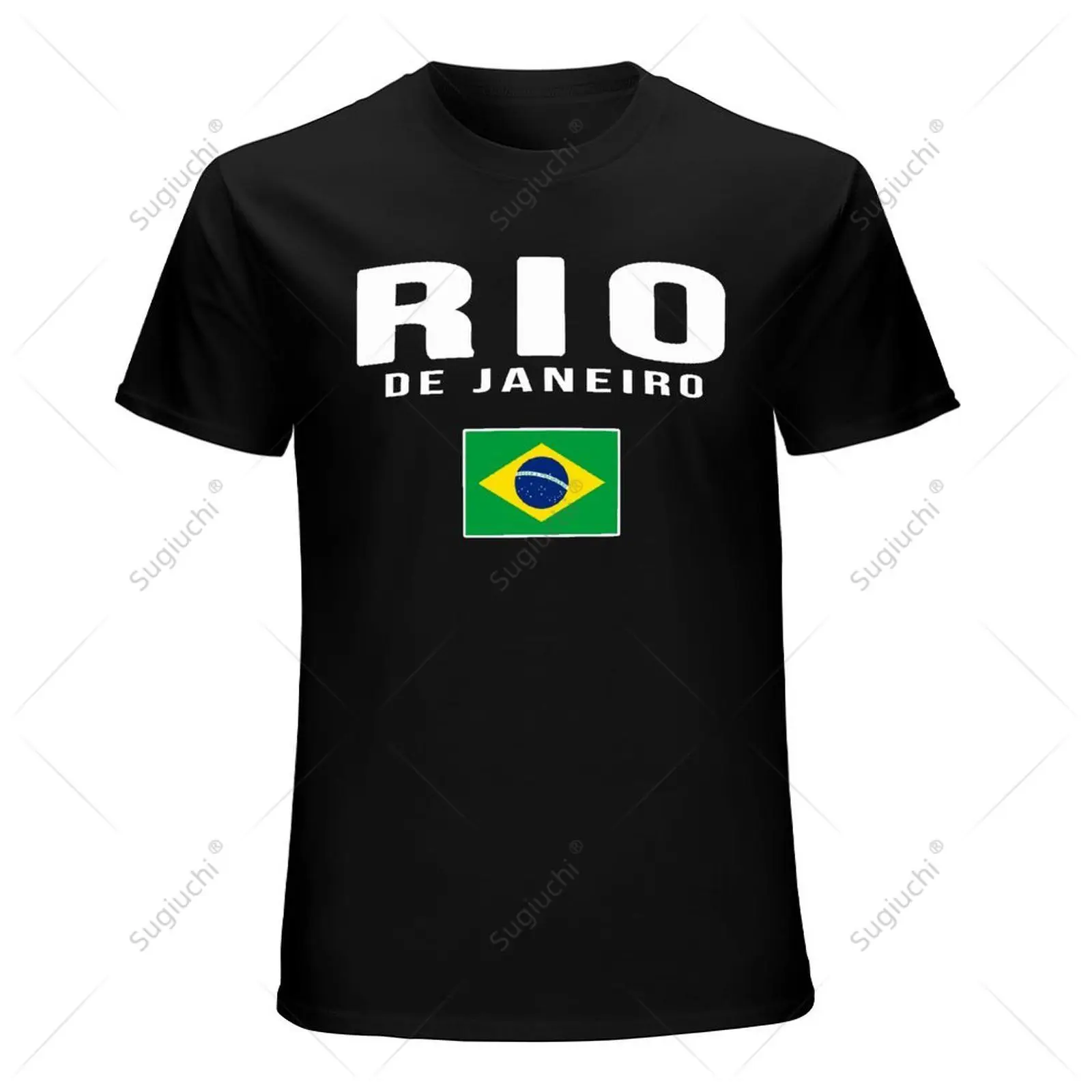 Unisex Men Rio De Janeiro Brazil Brasil Souvenir Tshirt Tees T Shirts Women Boys 100% Cotton T-Shirt