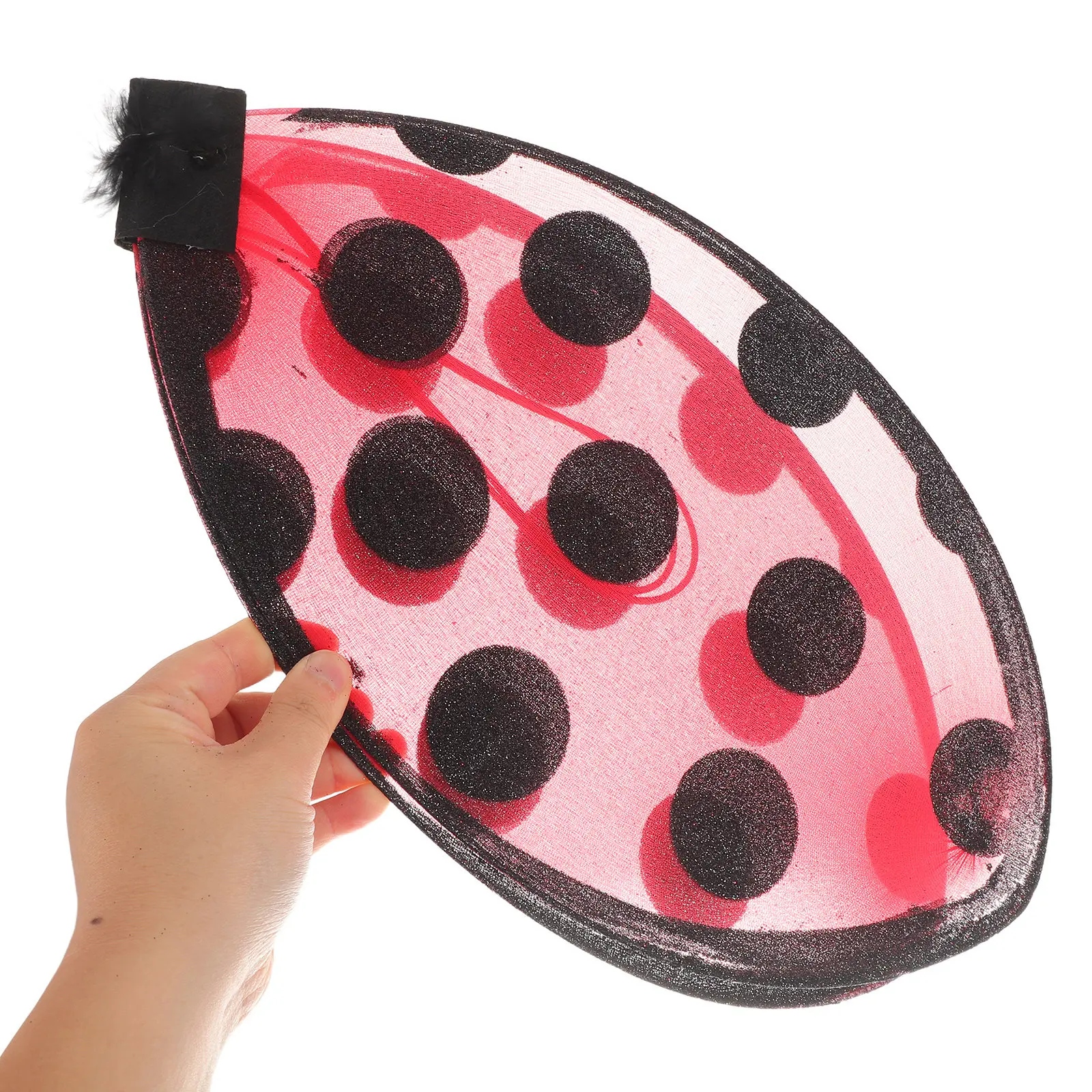 

2 шт. Складные крылья божьей коровки для малышей, блестящие крылья насекомого для девочек, реквизит для вечеринок, празднования дня рождения, свадебных мероприятий